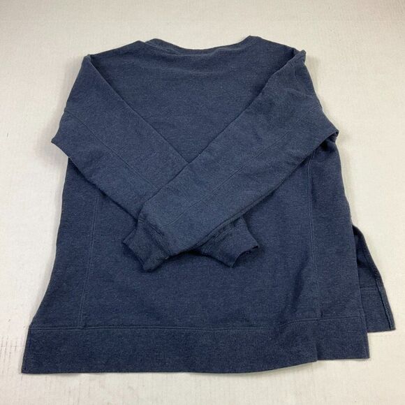 Widlfox Womens Social Sweatshirt Blue Long Sleeve Side Slits Pullover Size XS - Picture 11 of 12